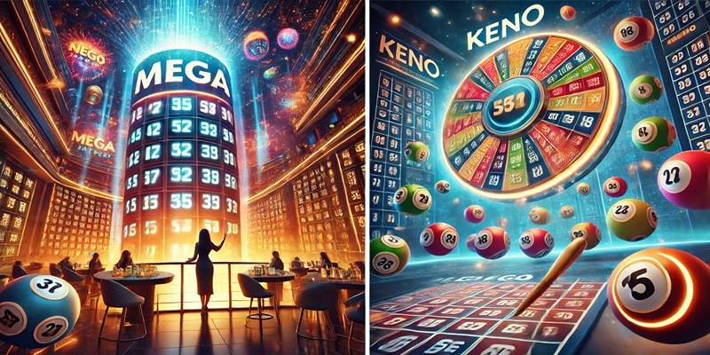 Mega và Keno – Trải nghiệm xổ số với giải thưởng khổng lồ và hấp dẫn